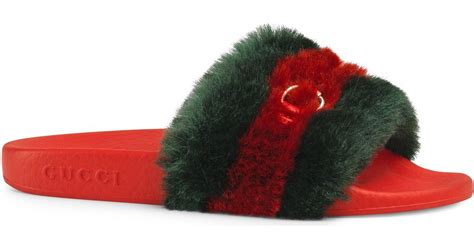 fluffy gucci slides|affordable gucci slides.